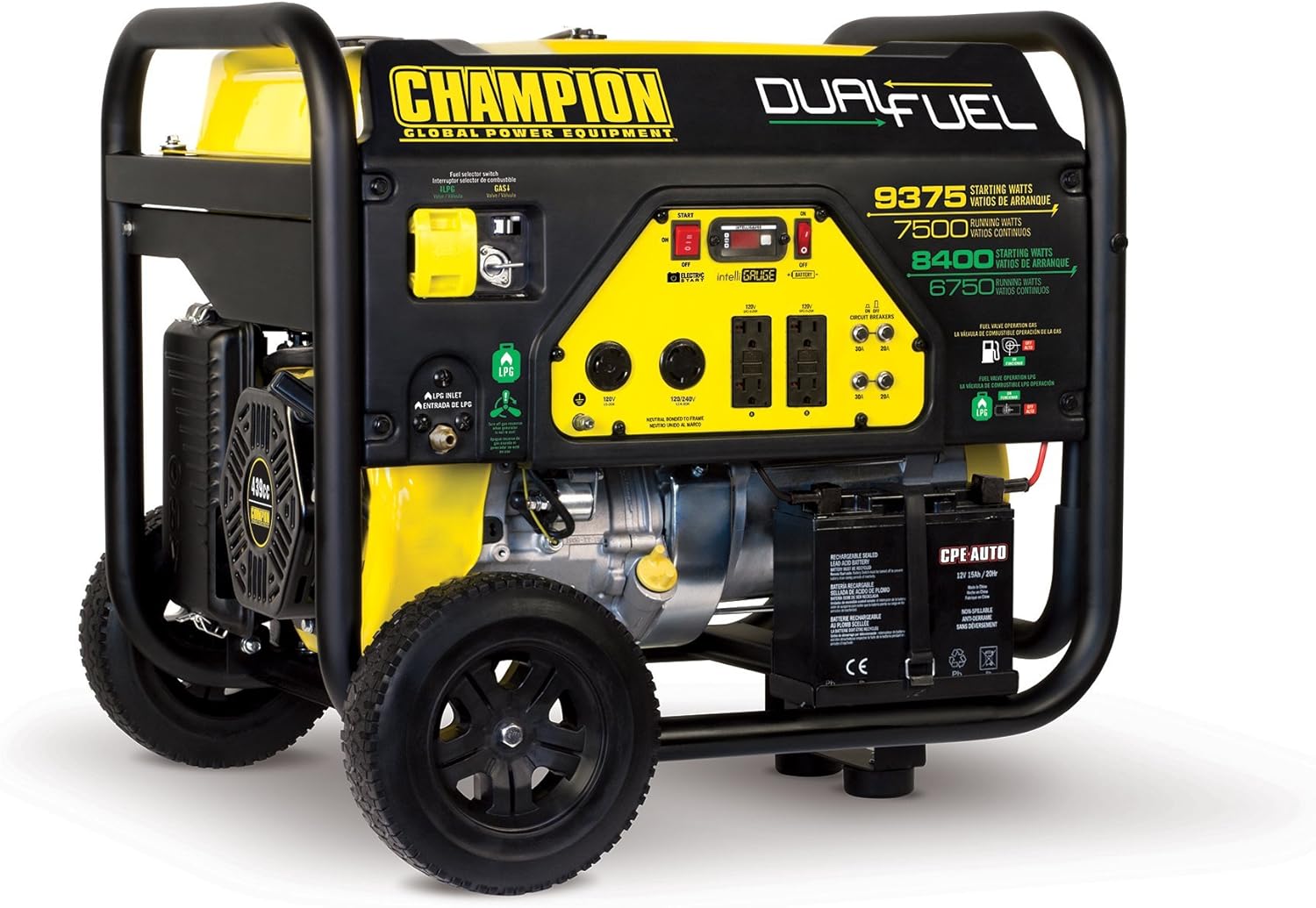 Champion 7500W Dual Fuel Generator