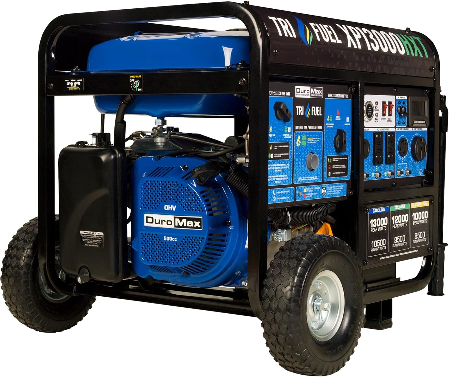 DuroMax XP13000HXT Tri Fuel Generator